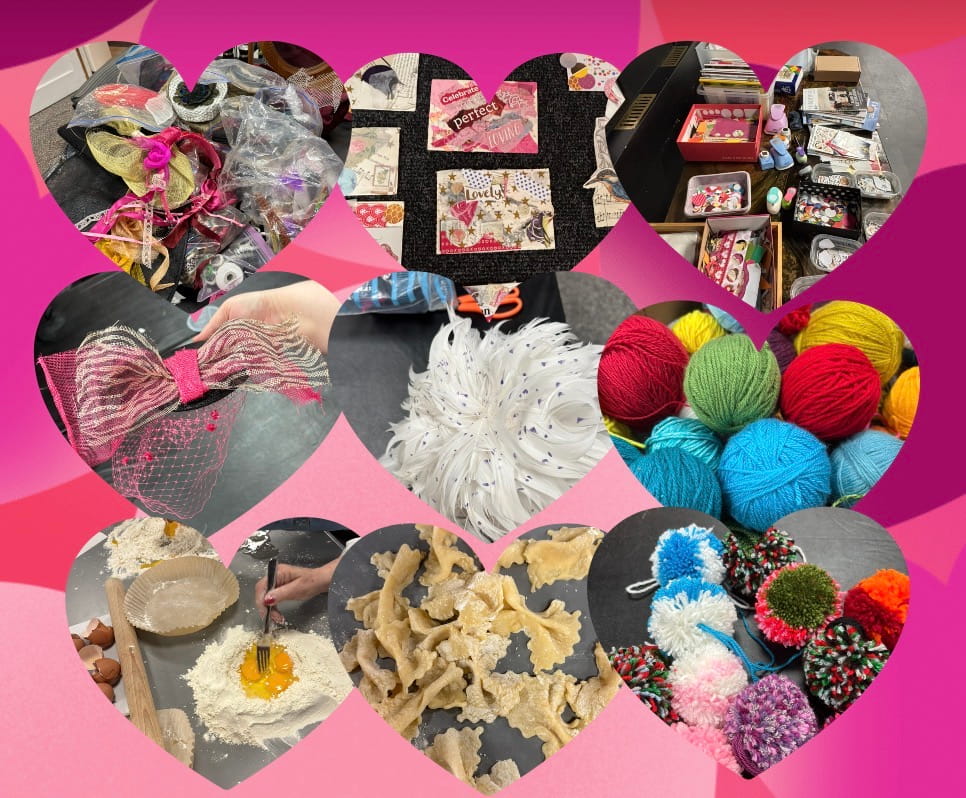 Inspired Creativities from Feb to May 2026 - Collage, Fascinator, Pasta, PomPom